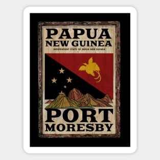 make a journey to Papua New Guinea Magnet